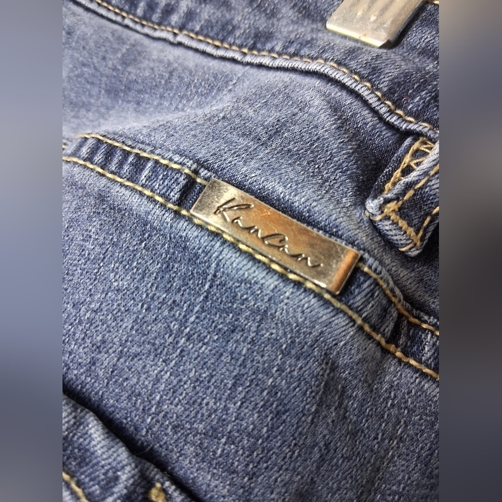 Kancan High Rise Blue Button Fly Jeans Size 26 - Picture 4 of 6